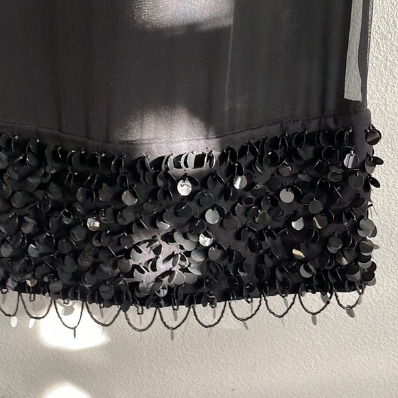 NWOT Milly beaded black dress - Picture 6 of 14